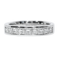 Half-Ribbon Diamond Ring - 18kt White Gold