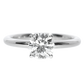 GIA Solitaire Natural Diamond Engagement Ring - Platinum