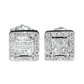 Diamond Earrings - 18kt White Gold