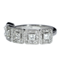 Diamond Engagement Ring - 18kt White Gold