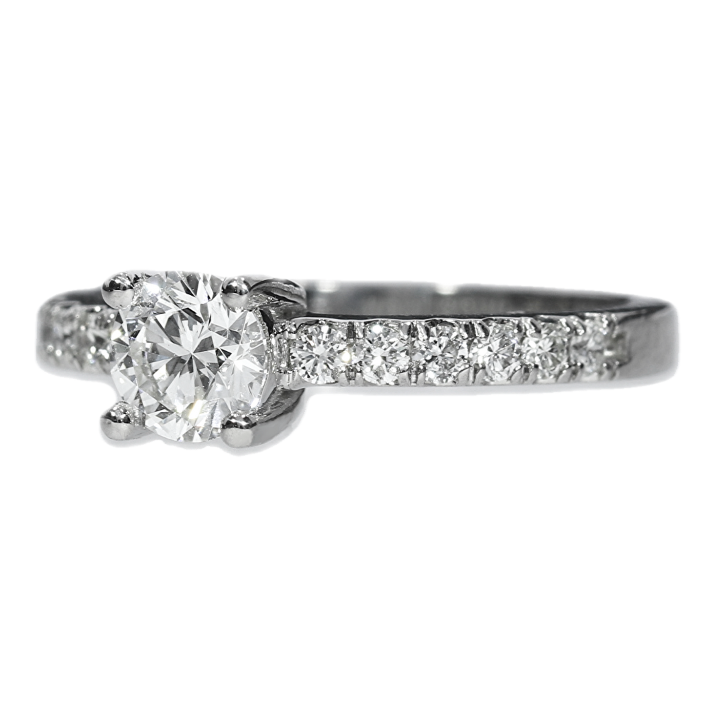GIA Solitaire Diamond Engagement Ring -  Platinum