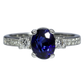 Sapphire and Diamond Ring - Platinum