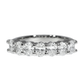 Elegant Oval Diamonds Ring - Platinum