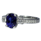 Sapphire and Diamond Ring - Platinum