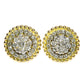 Diamond Earrings - 18kt Yellow Gold