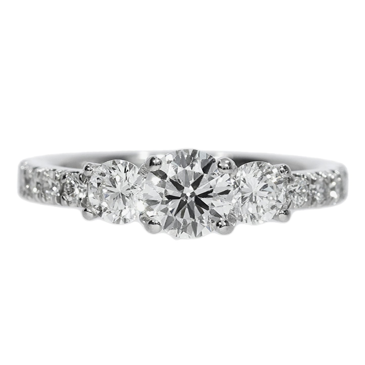 GIA Diamond Engagement Ring - Platinum