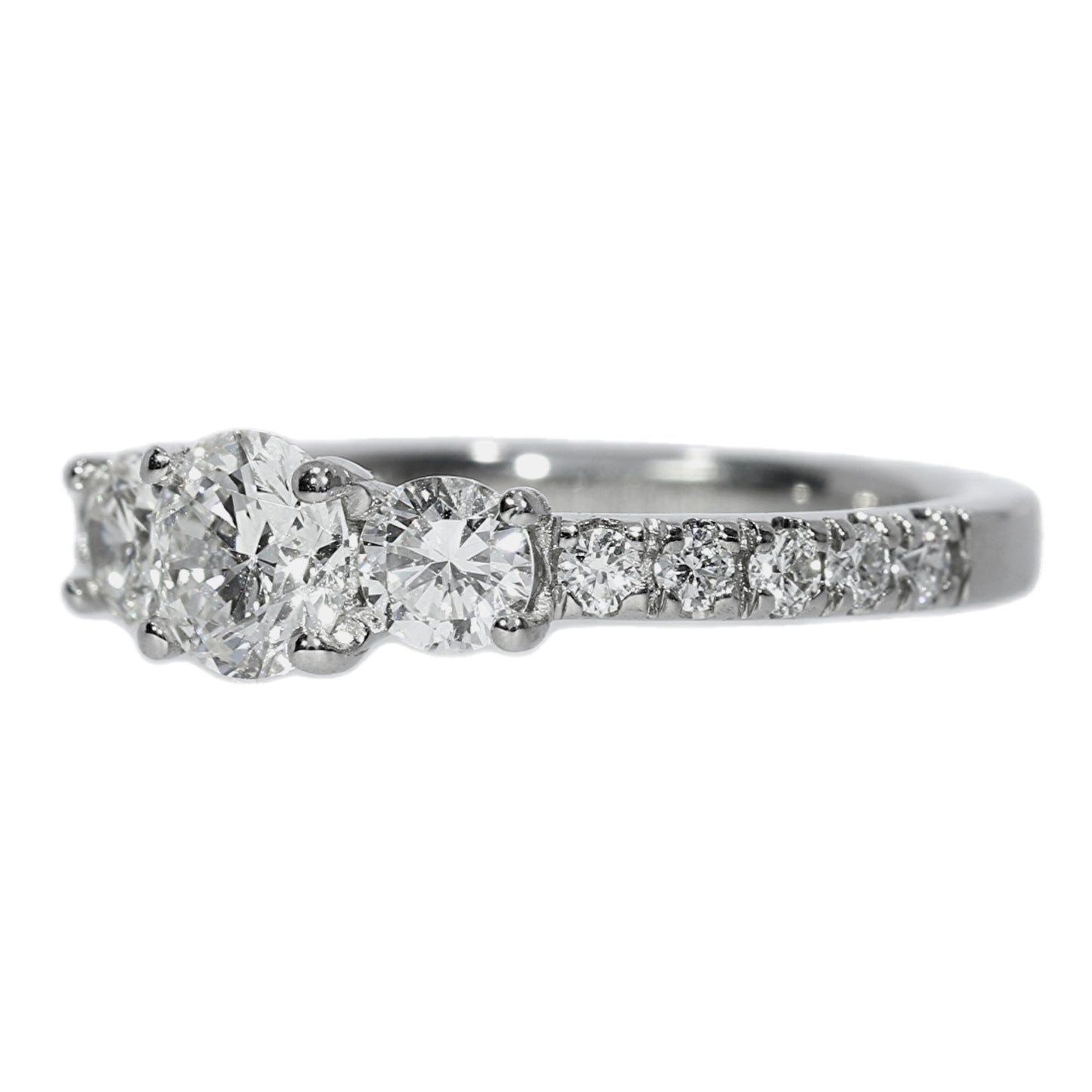 GIA Diamond Engagement Ring - Platinum