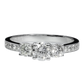 GIA Diamond Engagement Ring - 18kt White Gold