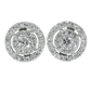 Diamond Earrings - 18kt White Gold