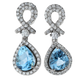 Aquamarine and Diamond - 18kt White Gold