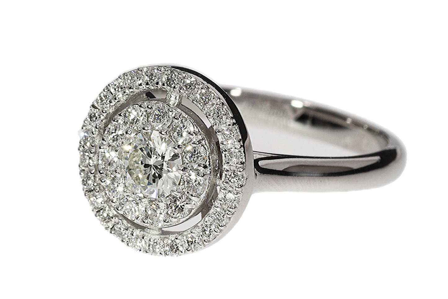 GIA Diamond Engagement Ring - Platinum