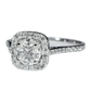 Diamond Engagement Ring - 18kt White Gold