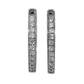 Hoop Diamond Earrings - 18kt White Gold