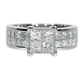 Diamonds Engagement Ring - Platinum