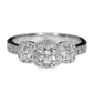 GIA Diamond Engagement Ring - 18kt White Gold