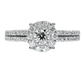 GIA Diamond Engagement Ring - 18kt White Gold