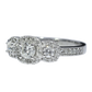 GIA Diamond Engagement Ring - 18kt White Gold