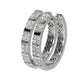 Diamond Earrings - 18kt White Gold