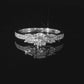 GIA Diamond Engagement Ring - 18kt White Gold