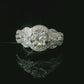 GIA Diamond Ring - 18kt White Gold