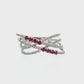 Diamonds Ring - 14kt White Gold