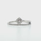 Diamonds Ring - 14kt White Gold