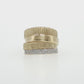 Natural Diamonds Ring - 14kt Yellow Gold