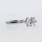 GIA Solitaire Natural Diamond Engagement Ring - Platinum