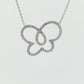 Natural Diamonds Pendant - 14kt White Gold