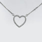 Natural Diamonds Pendant - 18kt White Gold