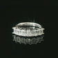 Elegant Emerald Diamond Ring - Platinum