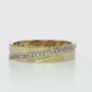 Natural Diamonds Ring - 14kt Yellow Gold
