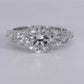 Natural GIA Diamonds Engagement Ring - Platinum
