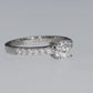 GIA Solitaire Diamond Engagement Ring -  Platinum