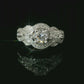 GIA Diamond Ring - 18kt White Gold