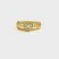 Natural Diamond Ring - 18kt Yellow Gold