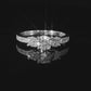 GIA Diamond Engagement Ring - 18kt White Gold