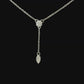 Diamond Necklace - 14kt White Gold