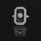 Elegant Diamond Ring - 18kt White Gold