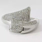 Natural Diamonds Engagement Ring - 14kt White Gold