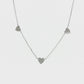 Natural Diamonds Pendant - 14kt White Gold