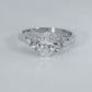 Natural GIA Diamonds Engagement Ring - Platinum