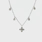 Natural Diamonds Pendant - 14kt White Gold
