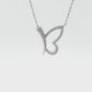Natural Diamonds Pendant - 14kt White Gold