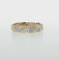 Natural Diamonds Ring - 14kt Yellow Gold