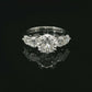 Natural GIA Diamonds Engagement Ring - Platinum