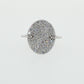 Diamonds Ring - 14kt White Gold