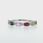 Diamond and Sapphires - 14kt White Gold