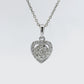 Natural Diamonds Pendant - 18kt White Gold