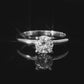 GIA Solitaire Natural Diamond Engagement Ring - Platinum